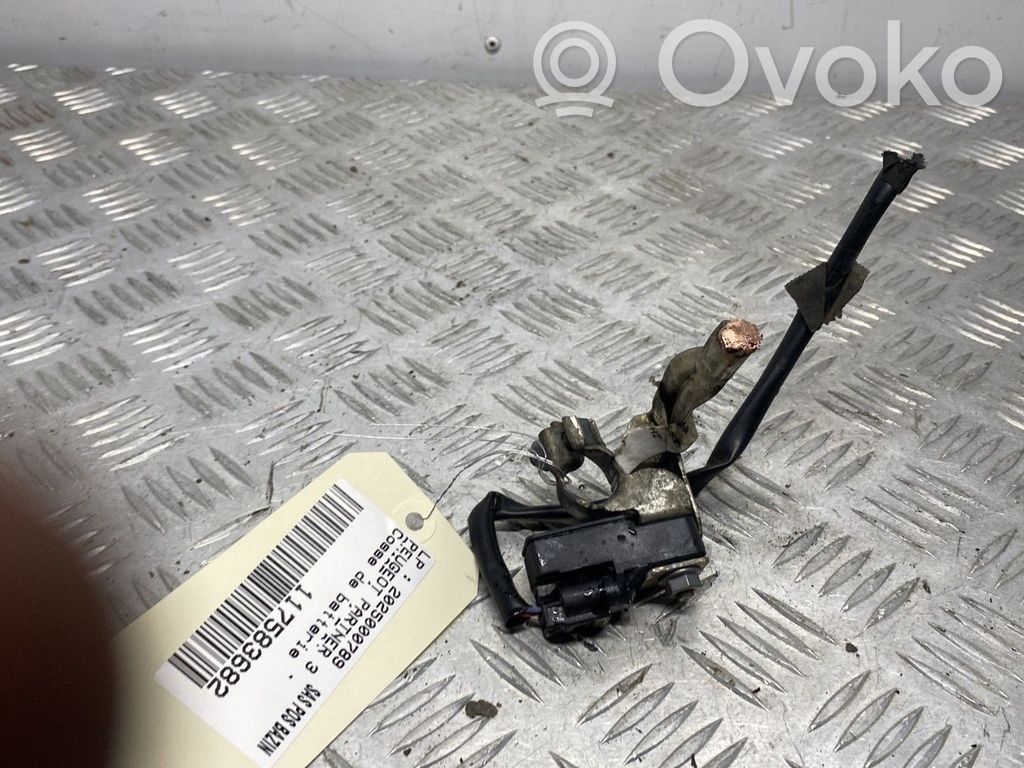 Peugeot Partner III Negative earth cable (battery) 