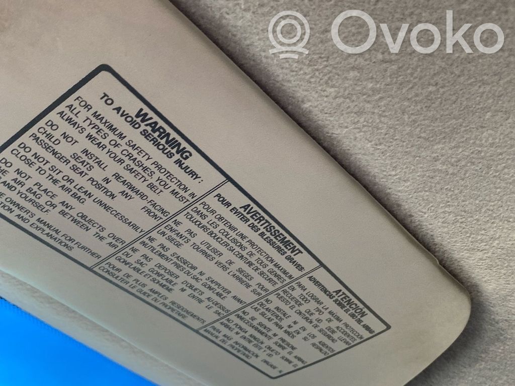Daewoo Matiz Sun visor 