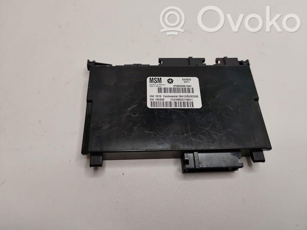 Moduł / Sterownik fotela   05026619AF,2841345203300,EH0023710011,05026619