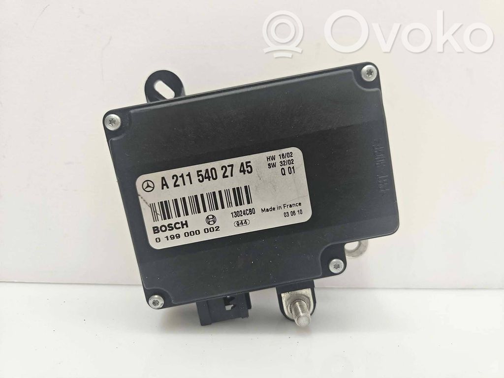 Mercedes-Benz E W211 Modul control baterie 