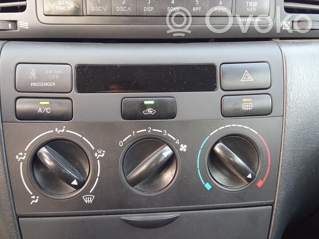Toyota Corolla E120 E130 Climate control unit 