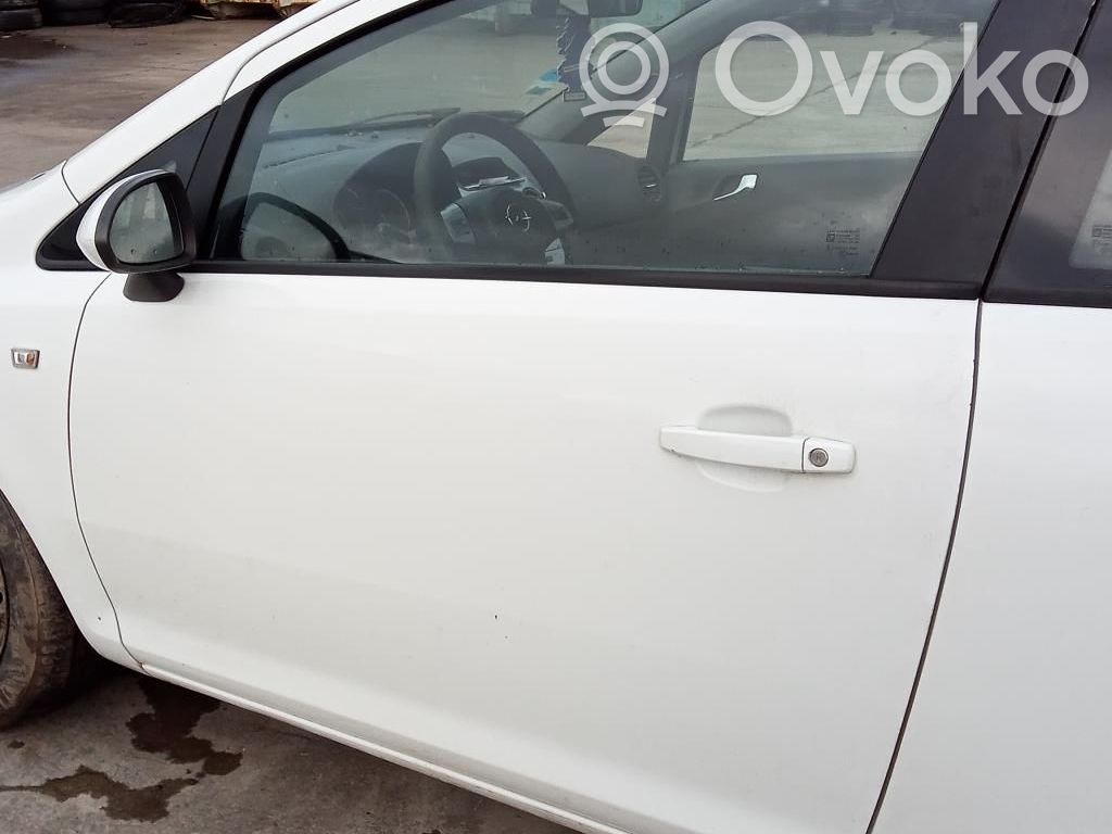Opel Corsa D Szyba drzwi przednich 