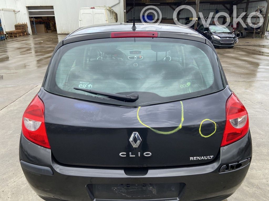 Renault Clio III Puerta del maletero/compartimento de carga 