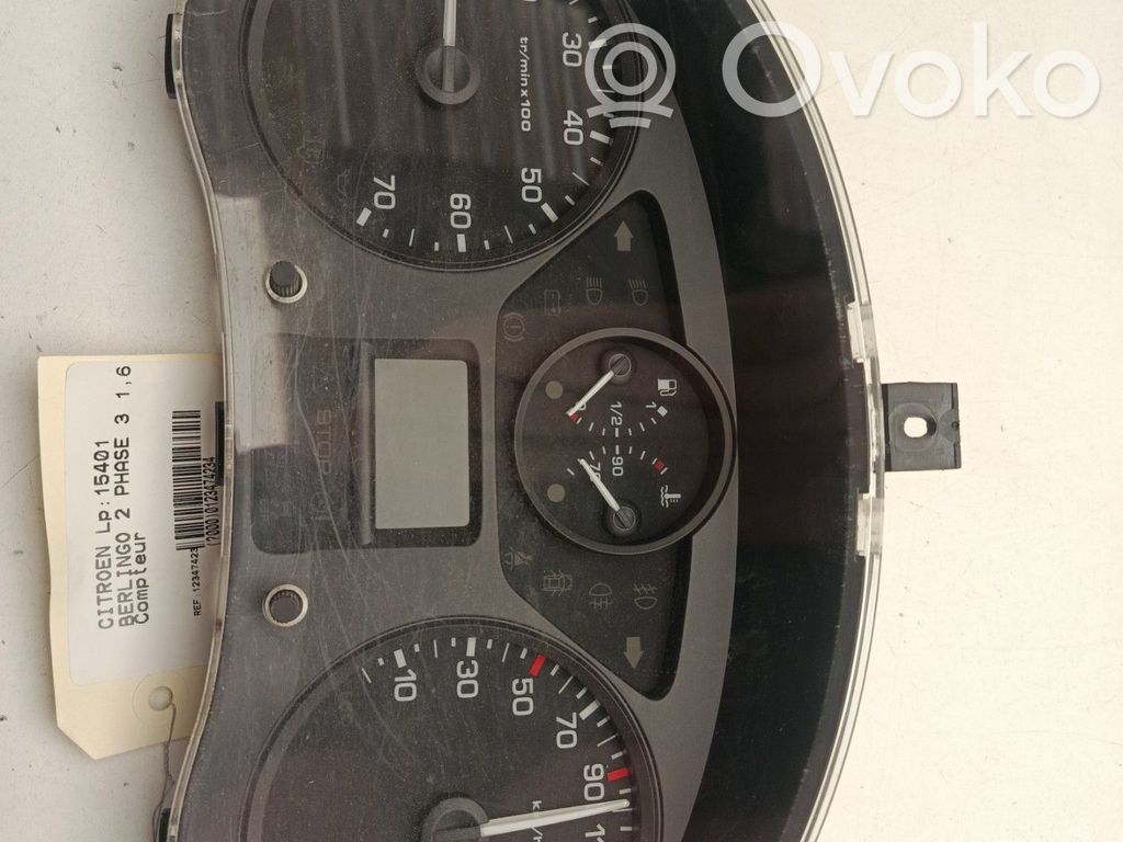Citroen Berlingo Tachimetro (quadro strumenti) 