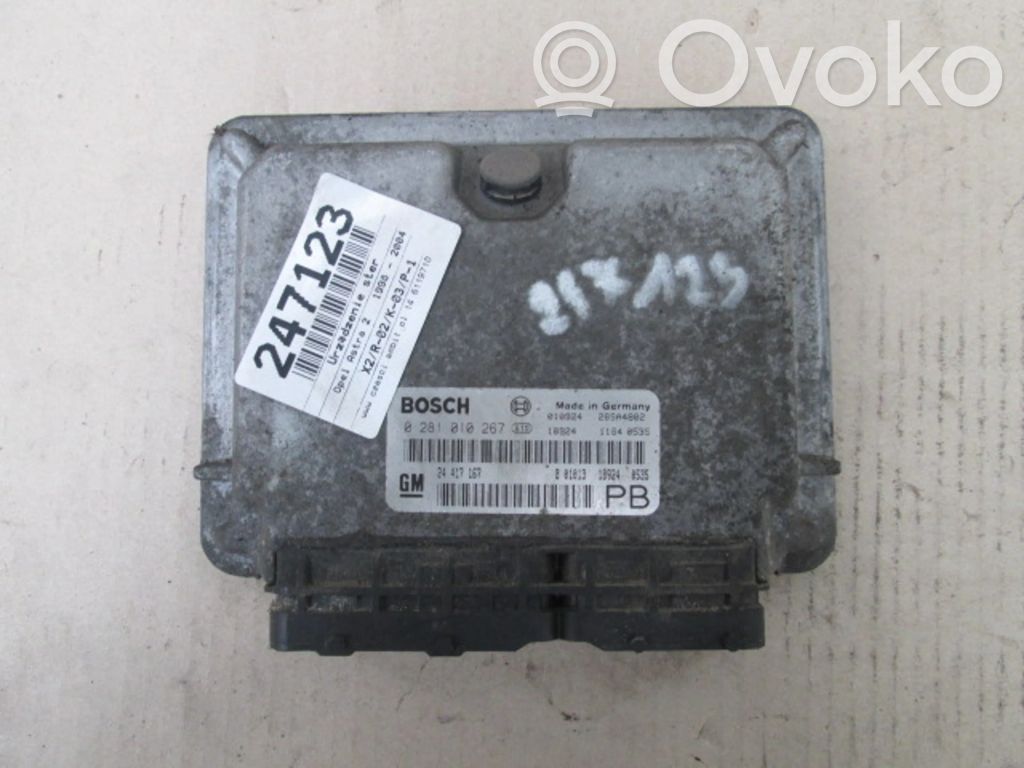 Engine control unit/module ECU   24417167PB,24417167PB