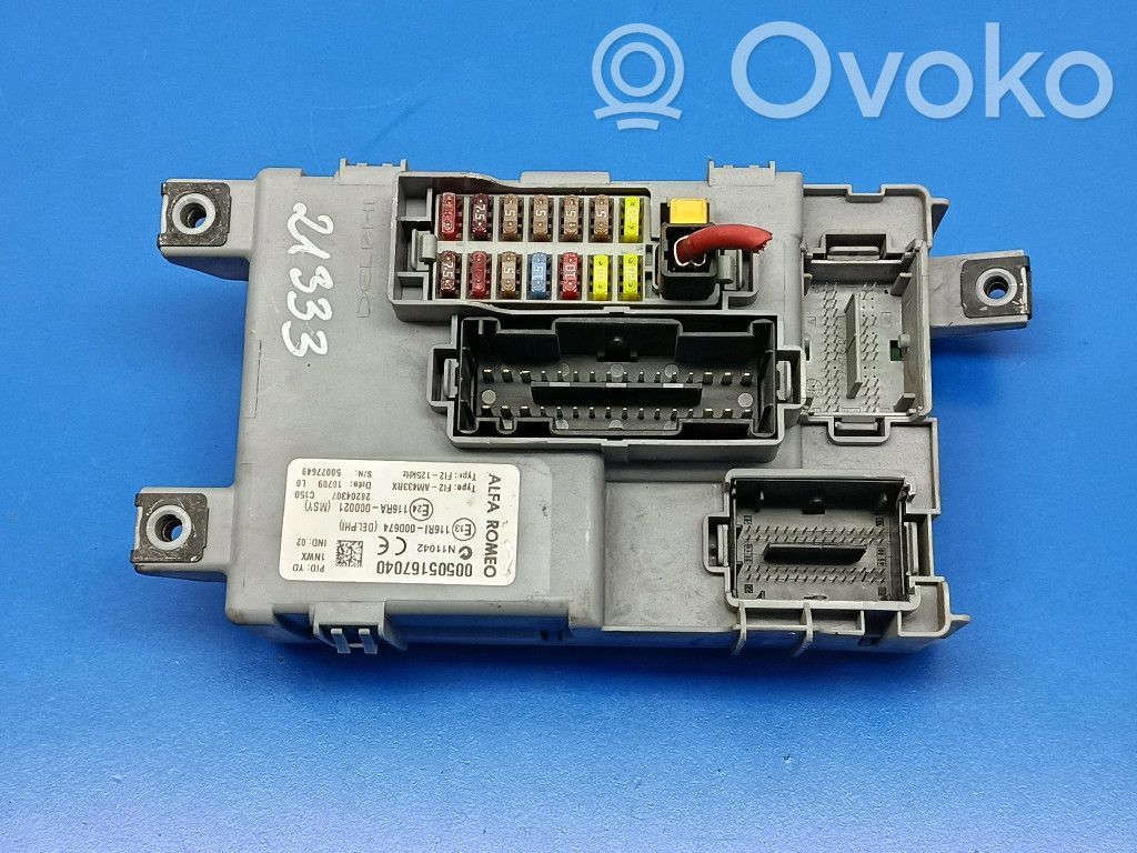 Alfa Romeo Mito Fuse box set 