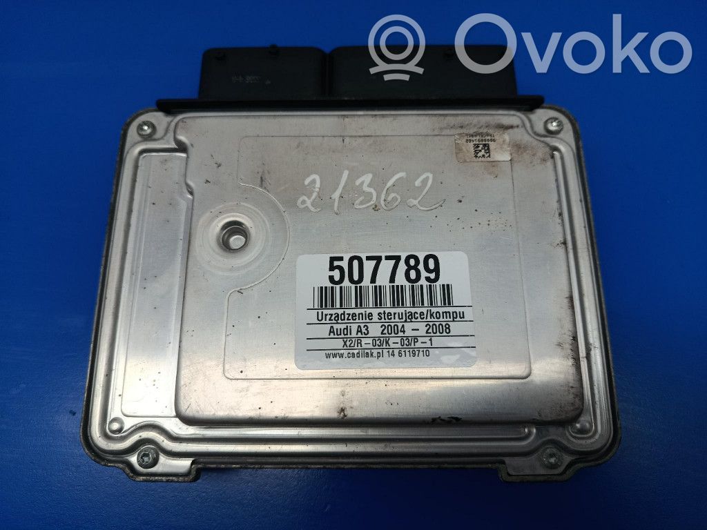 Audi A3 S3 A3 Sportback 8P Engine control unit/module ECU 