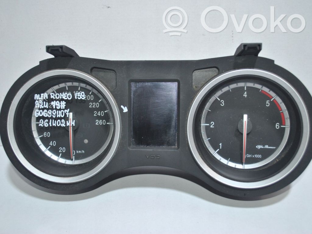 Alfa Romeo 159 Speedometer (instrument cluster) 