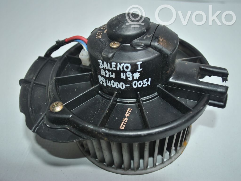 Suzuki Baleno EG Wentylator nawiewu / Dmuchawa 