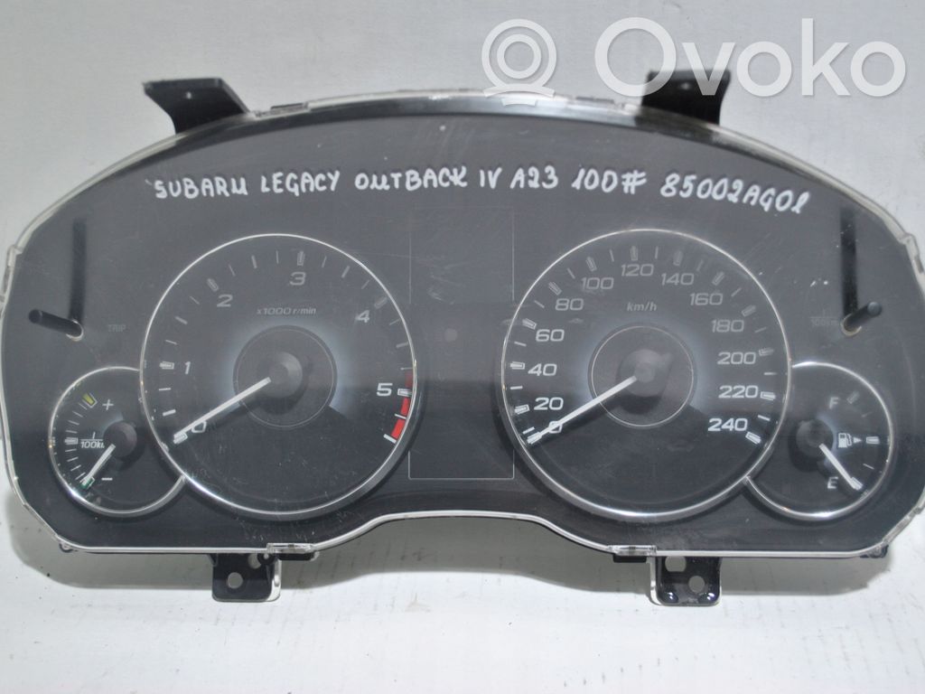 Subaru Legacy Geschwindigkeitsmesser Cockpit 