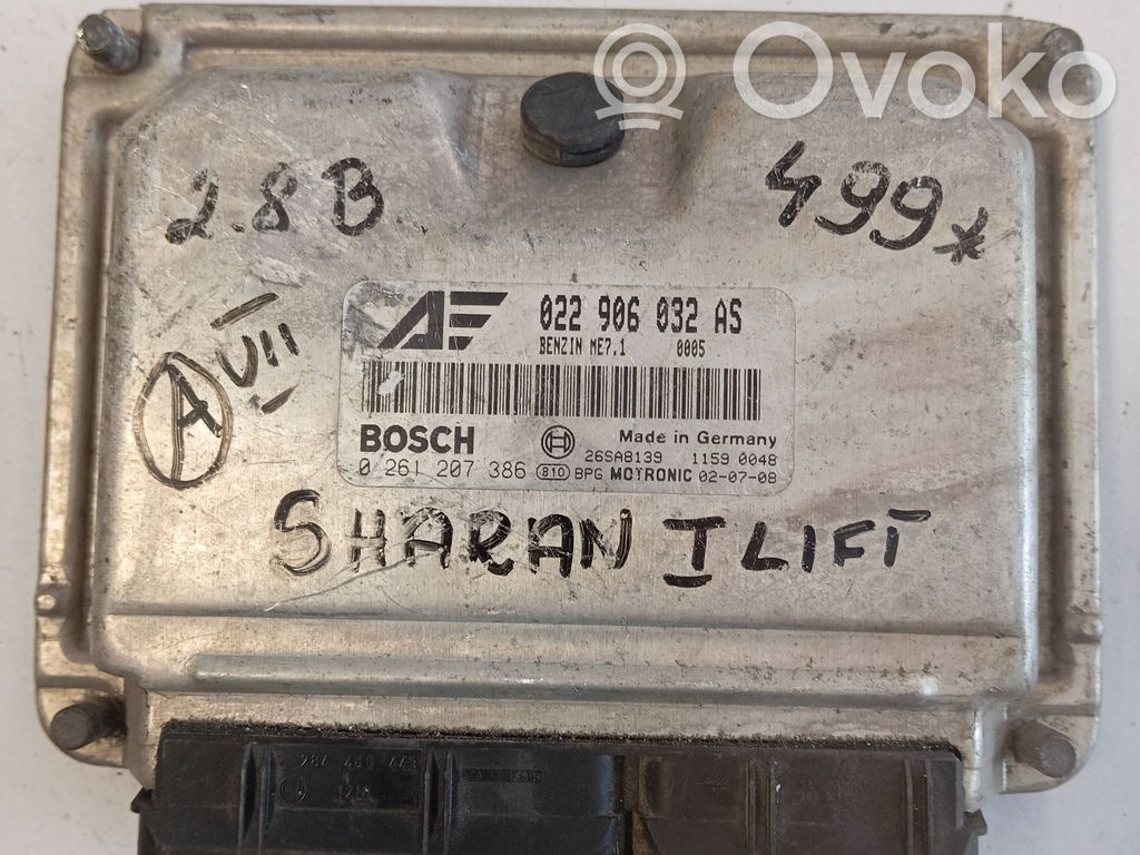 Volkswagen Sharan Engine control unit/module 