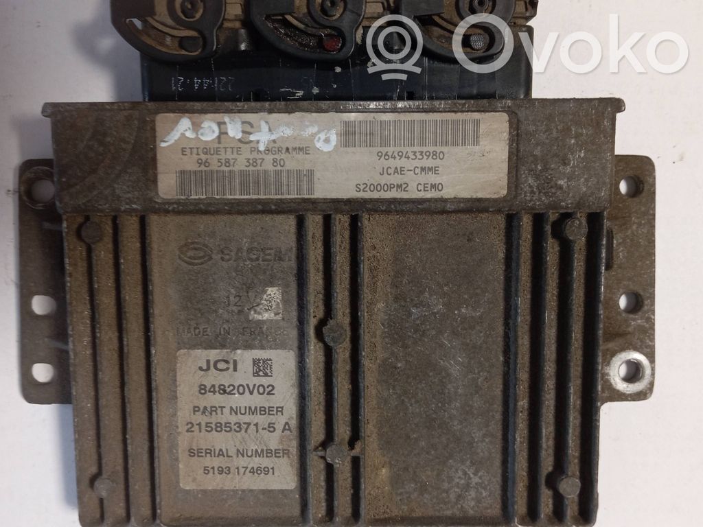 Citroen Berlingo Engine control unit/module ECU 