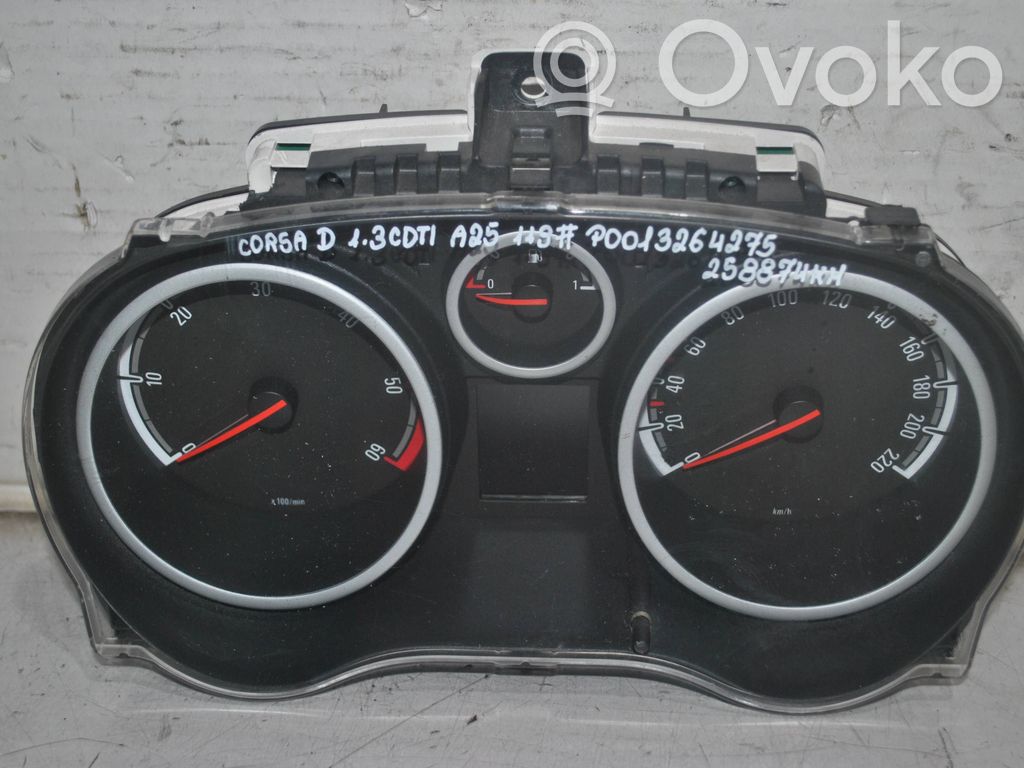 Opel Corsa D Licznik / Prędkościomierz 