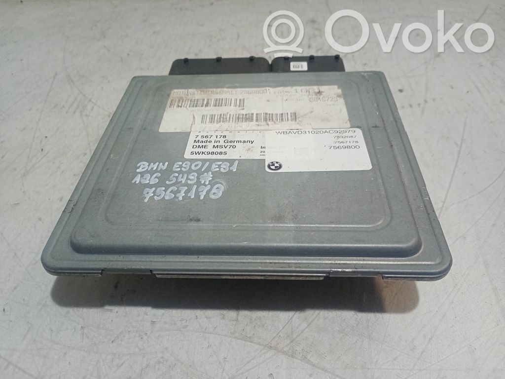 Moottorin ohjainlaite/moduuli   7567178,5WK98085,7569800