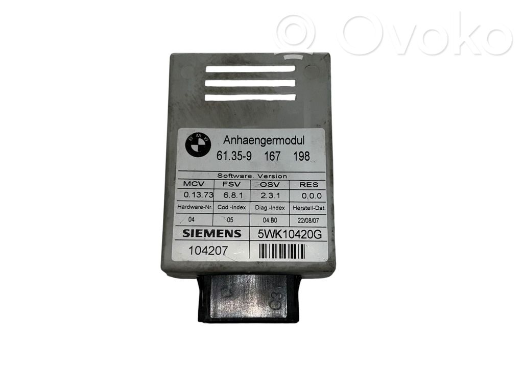 BMW 5 E60 E61 Unitate/modul de comandă remorcă cu bară de tractare 
