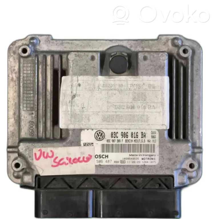 Galios (ECU) modulis   03C906016BA,03C907309F,0261S06487