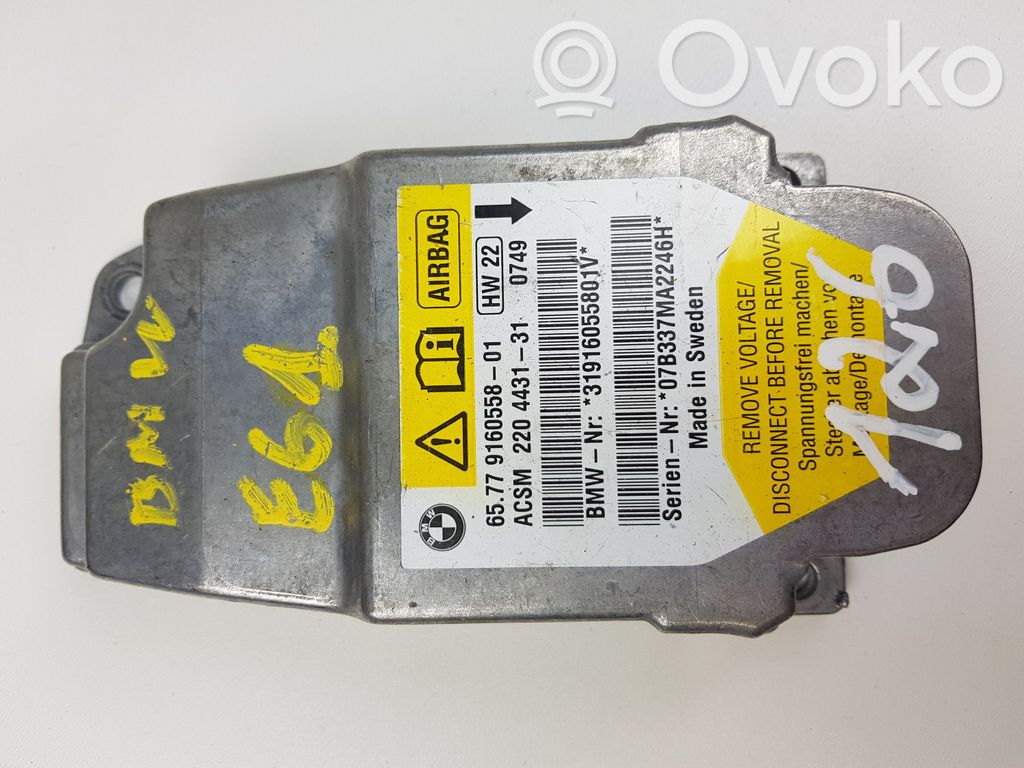 BMW 5 E60 E61 Airbag control unit/module 