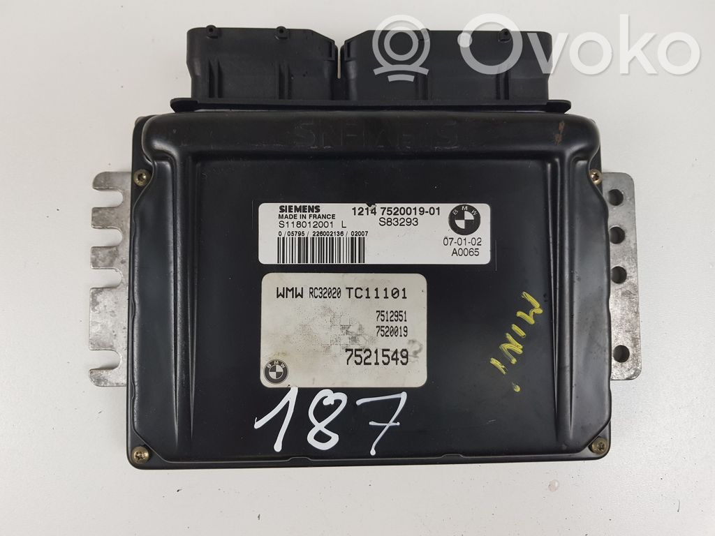 Engine control unit/module   7521549,S118012001L