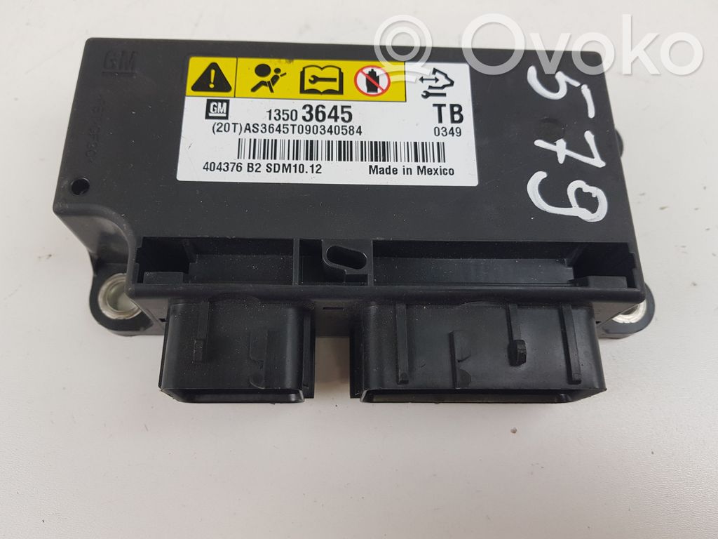Airbag control unit/module   13503645TB,AS3645T090340584,404376B2