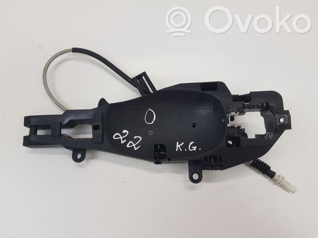 BMW X5 E70 Manecilla/asa externa de la puerta trasera 