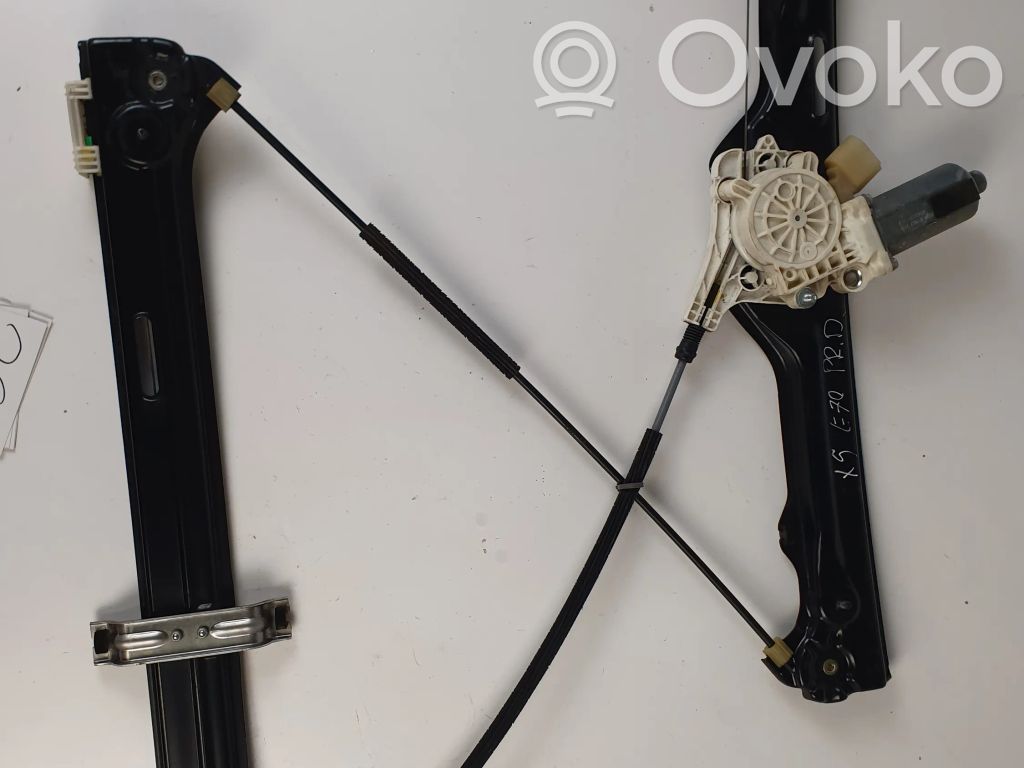 Front door window regulator with motor   7267658,6967262