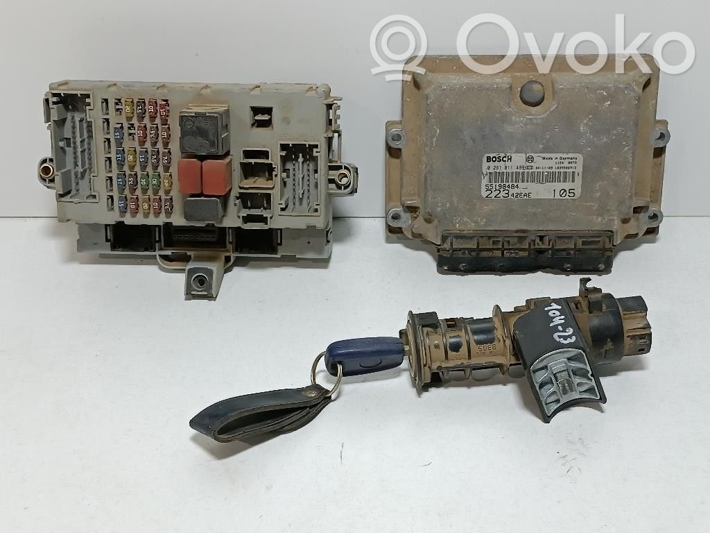 Fiat Doblo Engine ECU kit and lock set 