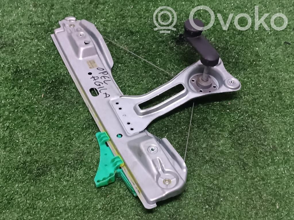 Opel Agila A Regulador manual de la ventanilla de la puerta corredera 
