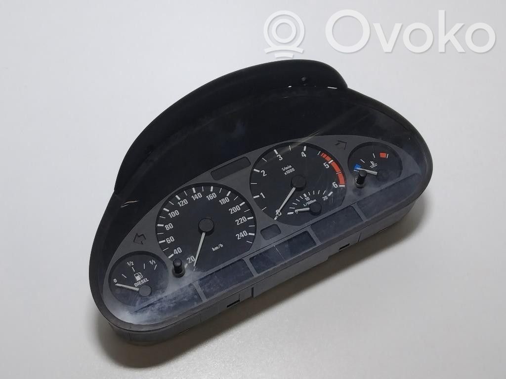 BMW 3 E46 Spidometras (prietaisų skydelis) 