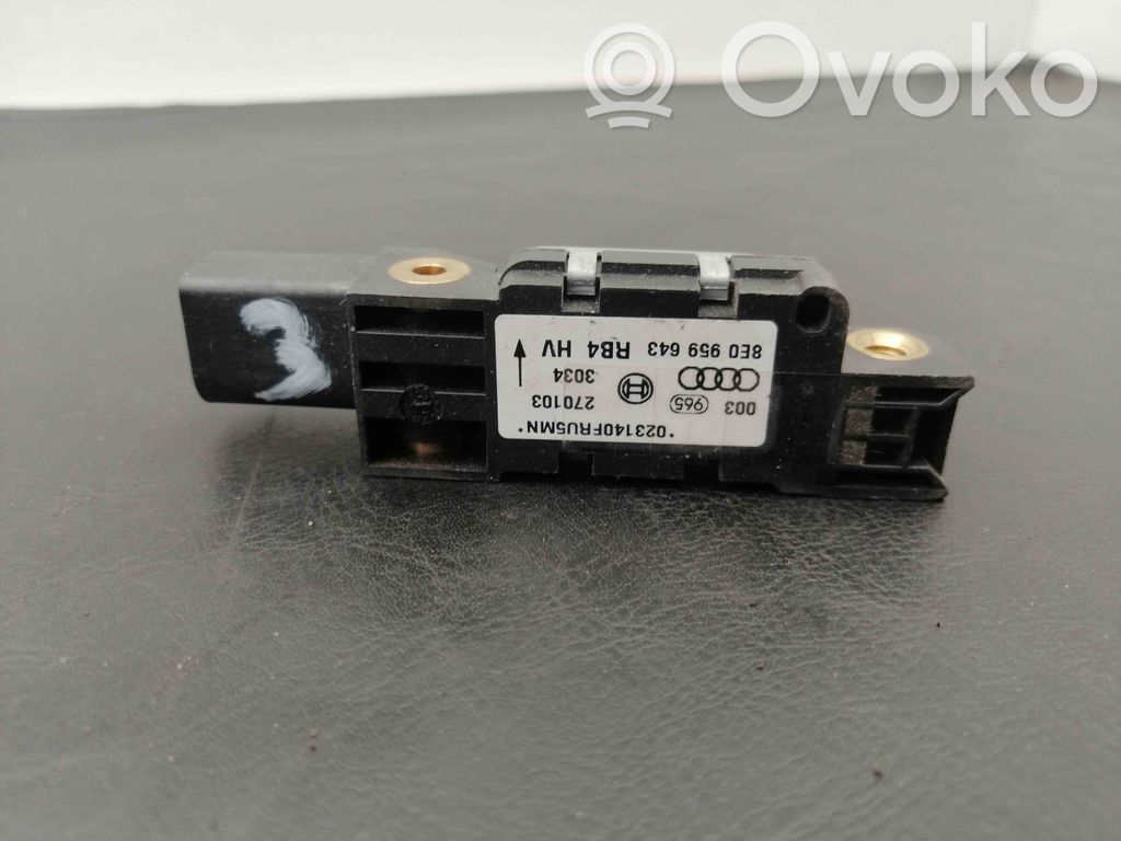 Audi A8 S8 D3 4E Airbagsensor Crashsensor Drucksensor 