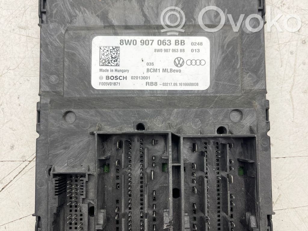 Audi A4 S4 B9 Module confort 