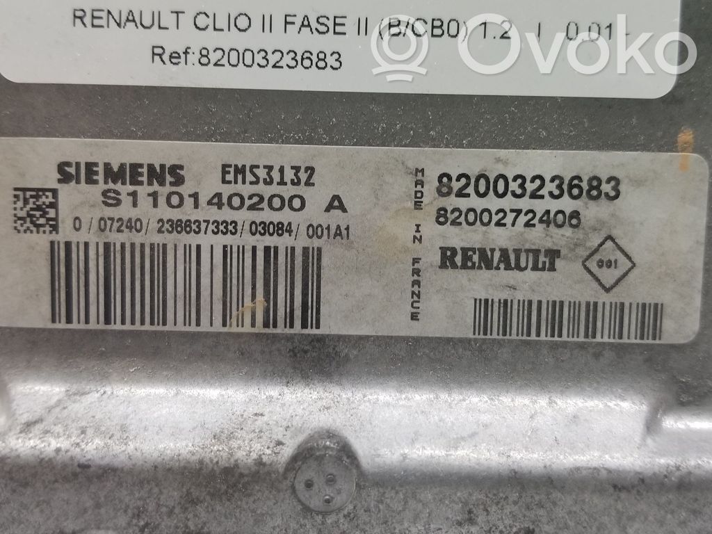 Renault Clio II Engine control unit/module 