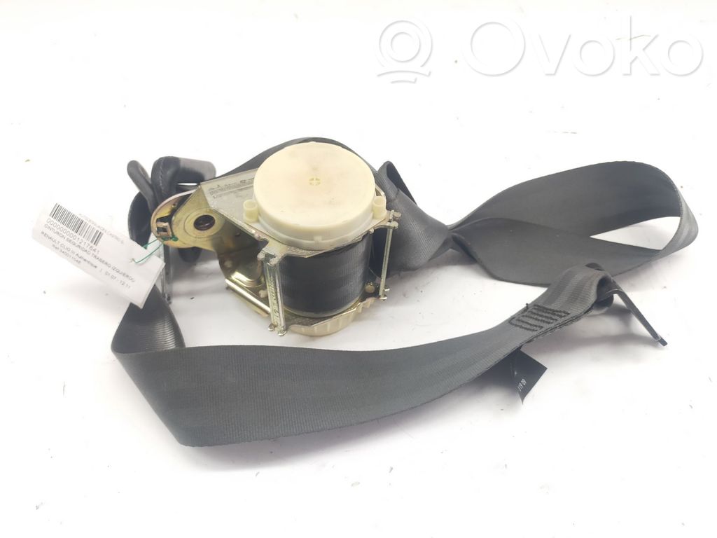 Renault Clio III Sicherheitsgurt hinten 