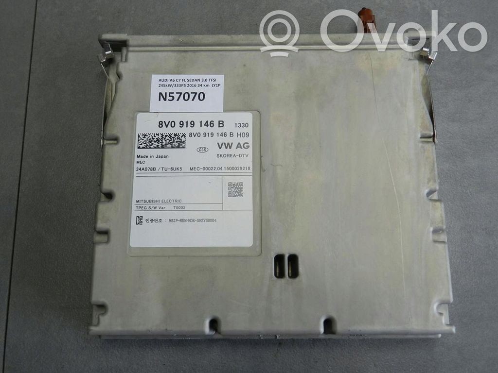Audi A6 S6 C7 4G Module de contrôle vidéo 
