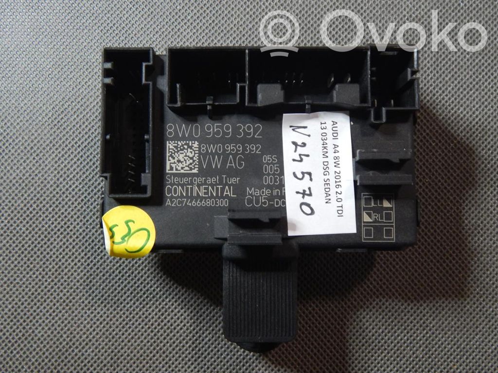 Audi A4 S4 B9 Door control unit/module 