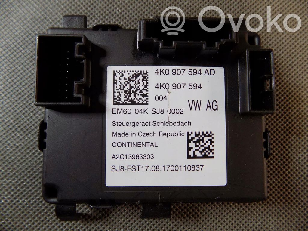 Audi A8 S8 D5 Door control unit/module 
