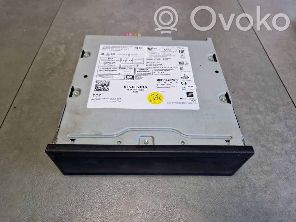 Cupra Ateca Panel / Radioodtwarzacz CD/DVD/GPS 