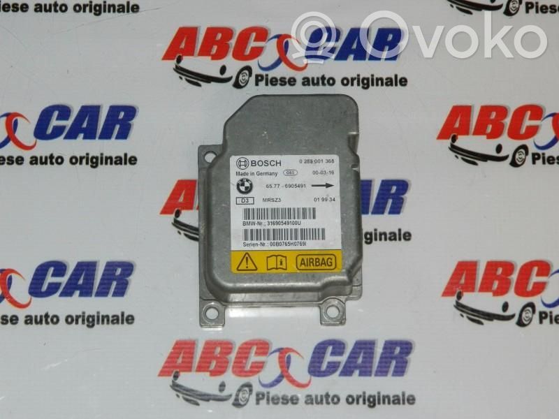 Airbag control unit/module   0285001368,65776905491