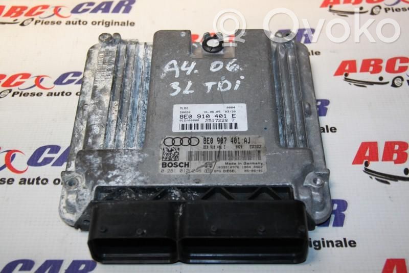 Engine control unit/module ECU   8E0910401E