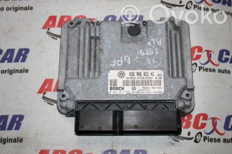 Engine control unit/module ECU   0281013685,03G906021HC