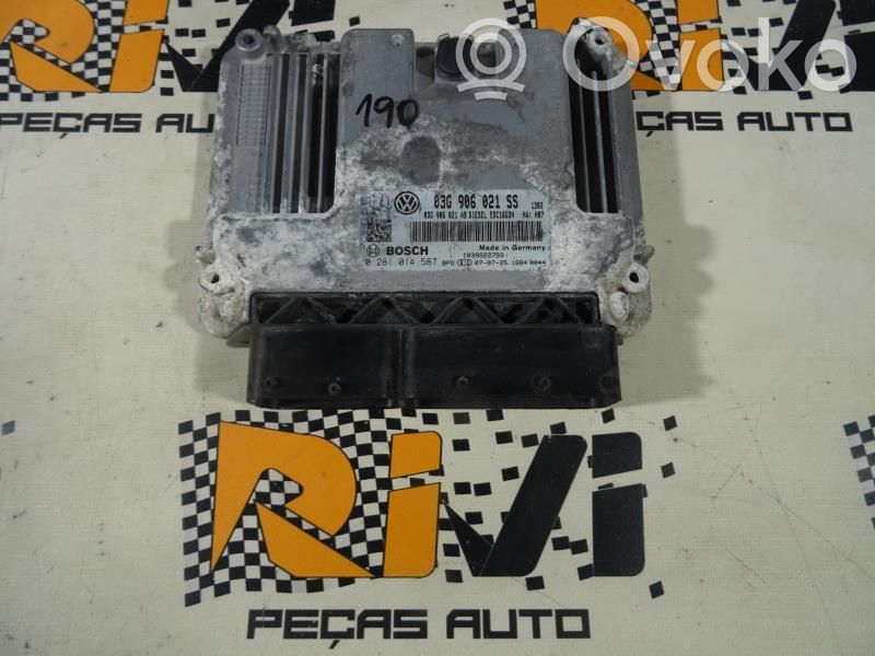 Engine control unit/module   03G906021SS,0281014587,03G906021SS