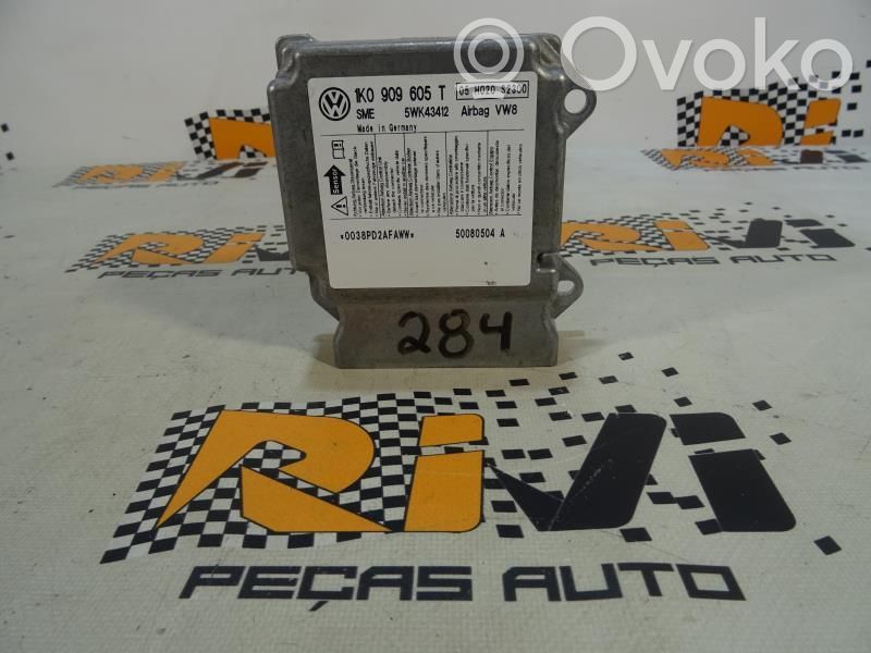 Airbag control unit/module   1K0909605T,1K0909605T,5WK43412