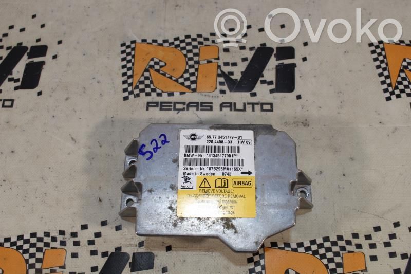 Module de contrôle airbag   345177901,220440833