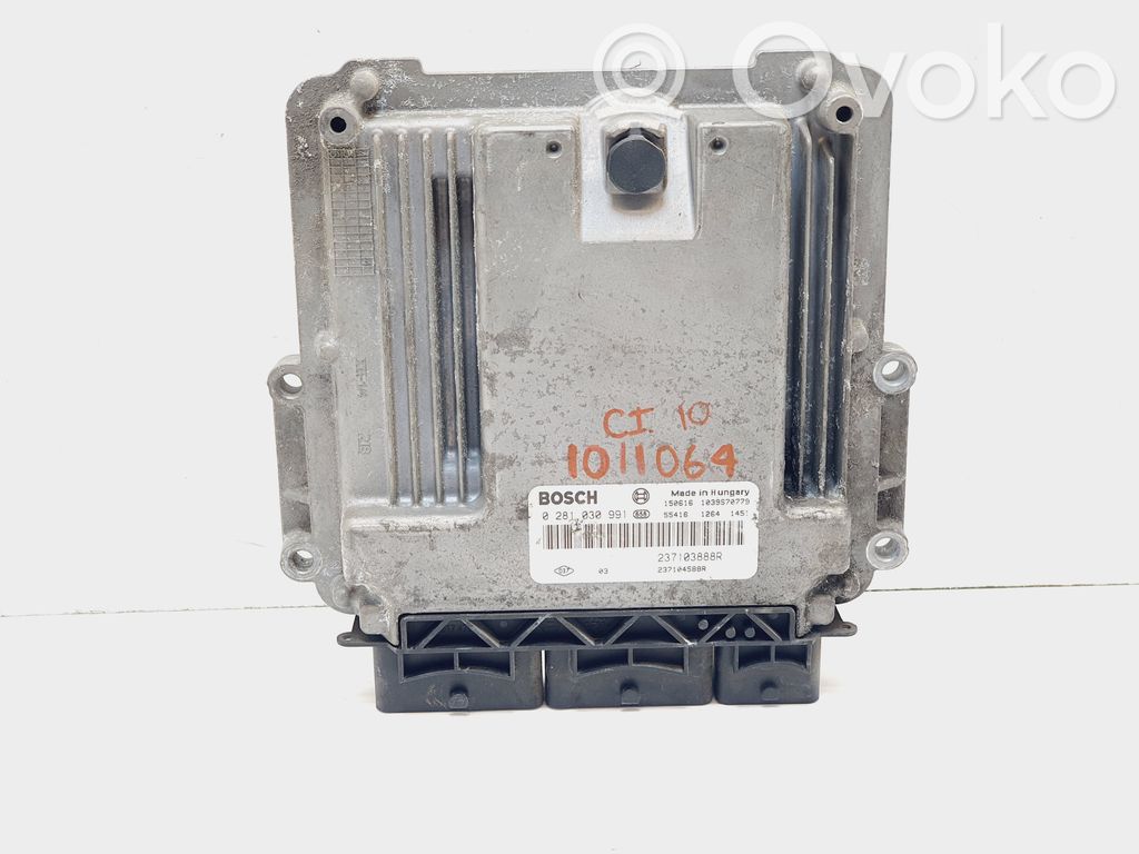 Engine control unit/module ECU   237103888R,237104588R,93456121