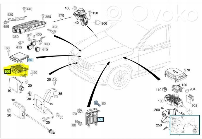 Mercedes-Benz C W206 Autre pièce du moteur 