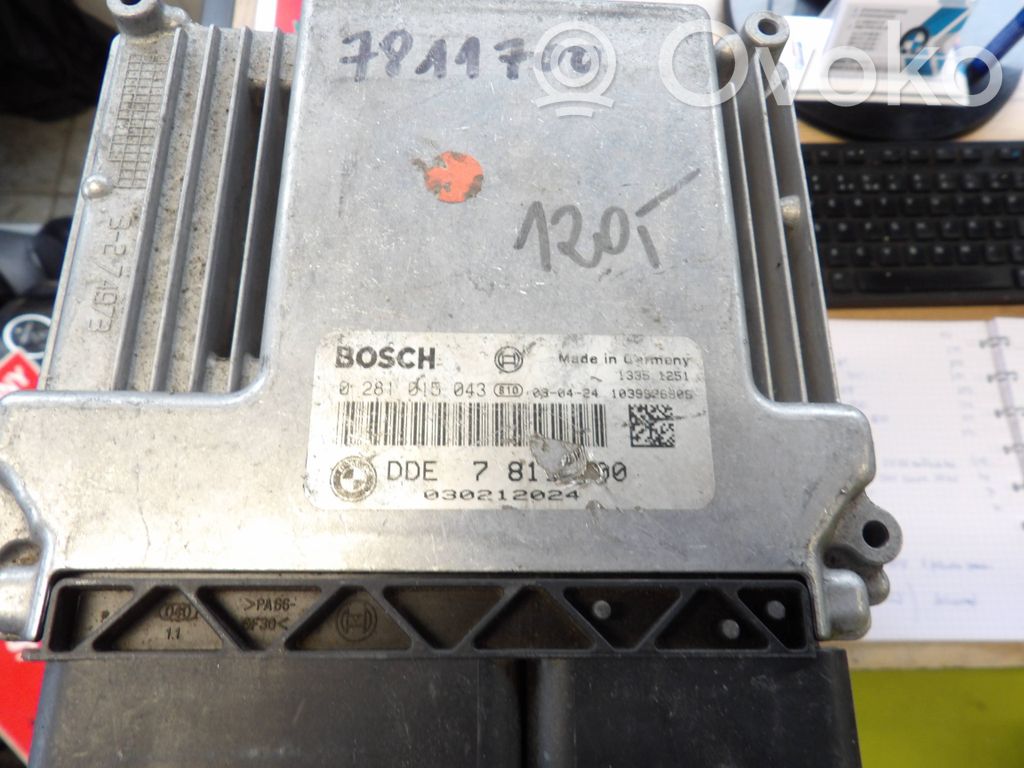 Sterownik / Moduł ECU   7811700,0281015043,030212024
