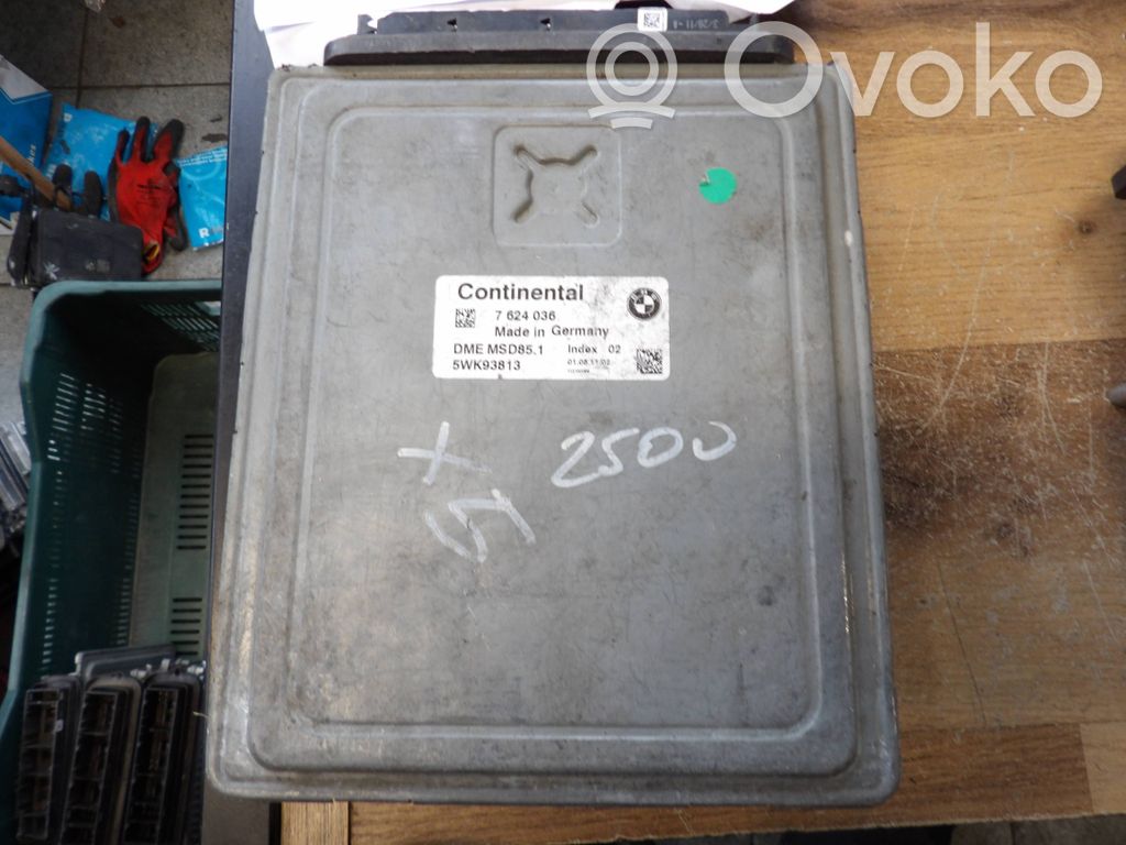 Engine control unit/module   7624036,DMEMSD851,5WK93813