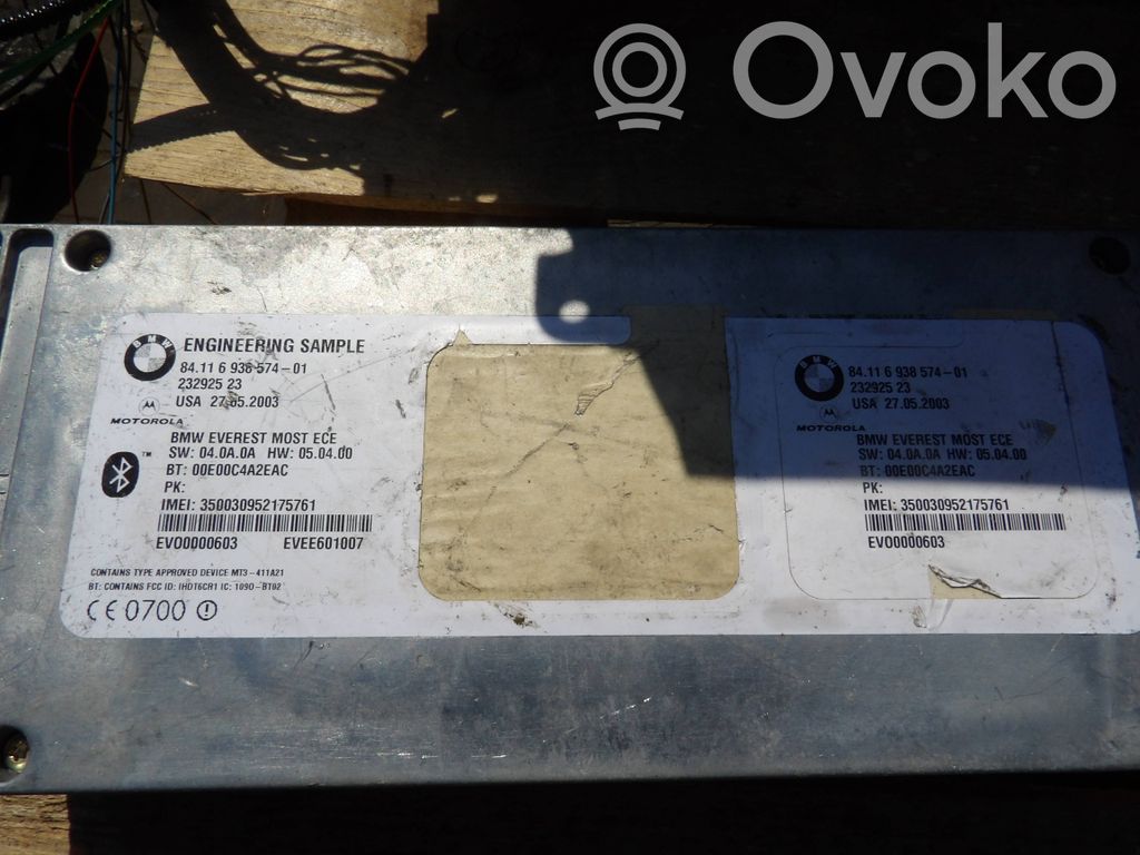 BMW 5 E60 E61 Bluetooth modulis 