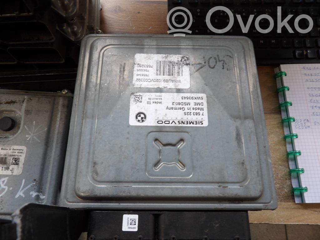 Moottorin ohjainlaite/moduuli   7583225,7583250,5WK93643
