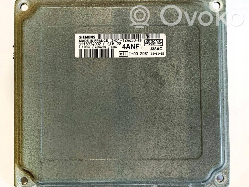 Ford Focus Engine control unit/module 