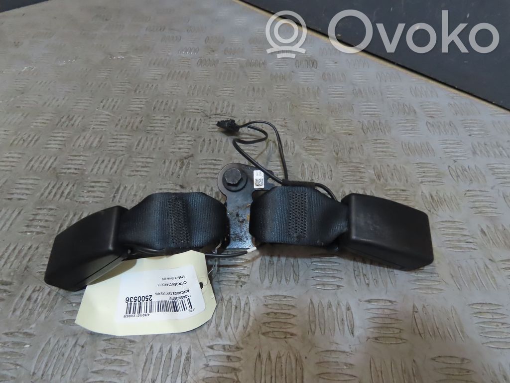 Citroen C3 Aircross Hebilla del cinturón de seguridad trasero 